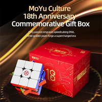 NOUVEAU MOYU Super Weilong V2 18e Anniversaire Edition AI 3x3 Maglev Magic Speed Cube Stickerless Fidget Toys Cubo Magico