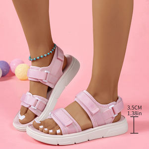 Sandalias de Verano para Mujer, Estilo 2025, Cómodas, Planas, con Plataforma, Transpirables, Casuales, de Alta Calidad, Diseño Coreano, al por Mayor - Product Image 4