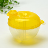 Boîte de rangement pour lait en poudre à 3 compartiments, distributeur de poudre rotatif, conteneur pour aliments pour bébés, vente en gros OEM