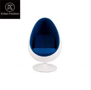 Silla de <span class=keywords><strong>descanso</strong></span> de tela de terciopelo de alta calidad, silla giratoria para vestíbulo de Hotel, sillón de relajación moderno - Product Image 4