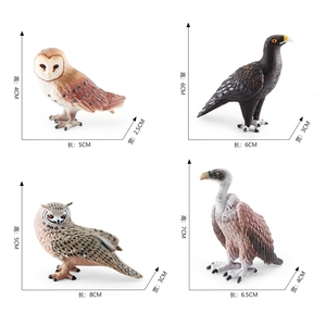 Xinhen: Modelli di uccelli e animali realistici, aquile con faccia da scimmia, grandi falchi, gufi, ornamenti statici da scrivania e altro ancora - Product Image 4
