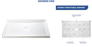 Receveur de <span class=keywords><strong>douche</strong></span> antidérapant personnalisé en acrylique/résine en tailles 80x80/90x90/1200x900mm pour pièces humides caravanes salles de bain de plain-pied - Product Image 3