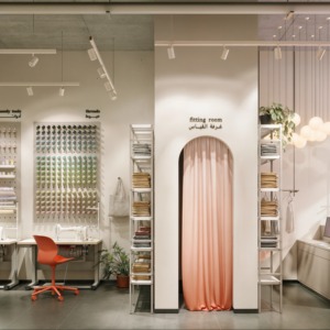 Custom Clothing Store Fixtures Modern Fashion Boutique Furniture Wall Display <b>Shelves</b> Interior Design - Product Image 5