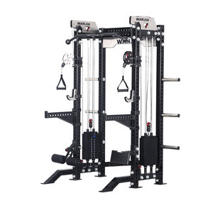Gabbia Multifunzionale per Squat con Barra per Trazioni e Porta Pesi per <span class=keywords><strong>Palestra</strong></span> Domestica - Product Image 1