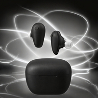 Écouteurs sans fil intra-auriculaires noirs à réduction de bruit active, multipoint, personnalisation DTAS, chargement Type-C