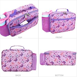 Sac à déjeuner isotherme pour enfants OEM, en polyester, réutilisable, étanche, lavable, pour garçons et filles, école et garderie - Product Image 4