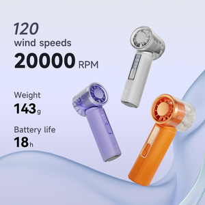 Ventilateur brumisateur portable, mini ventilateur personnel rechargeable avec pulvérisation d'eau, ventilateurs brumisateurs à batterie 3000 mAh, 120 vitesses - Product Image 1