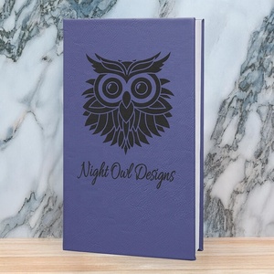 Carnet de croquis en cuir personnalisé au laser : Cadeau pour artistes, cadeau pour les amateurs d'art, bloc de dessin - Product Image 3
