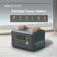 Station d'alimentation portable à succès avec batterie lithium-ion LiFePO4, contrôleur de panneau solaire MPPT et lampe de poche pour le camping et les situations d'urgence