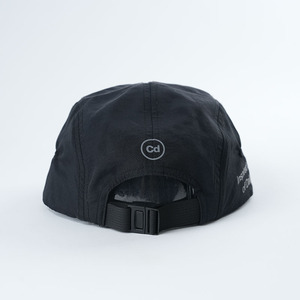 Casquettes de <span class=keywords><strong>course</strong></span> noires non structurées avec logo imprimé, en nylon imperméable de haute qualité, casquettes <span class=keywords><strong>à</strong></span> 5 panneaux, casquettes de sport - Product Image 3