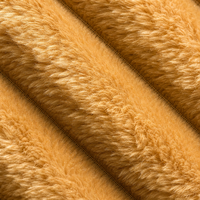 Tissu en polaire corail doux, chaud, épais et moelleux à larges rayures gaufrées pour la décoration intérieure et les vêtements de détente – Vente en gros