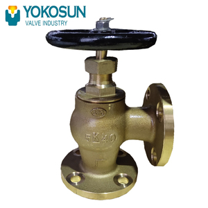 Vannes d'angle en bronze JIS F7302 5K pour applications marines - Product Image 1