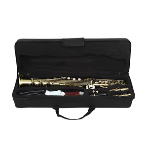 <span class=keywords><strong>SLADE</strong></span> Saxophone Soprano Corps en laiton B <span class=keywords><strong>Sax</strong></span> droit plat Saxophone professionnel Instrument à vent en bois avec étui Pièces et accessoires - Product Image 3