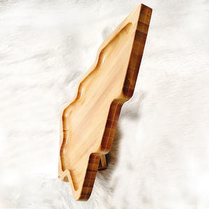 モダンデザイン竹漫画クリスマスツリーフルーツプレートクリエイティブ竹寿司プレートホテル用品ティートレイ工場直販 - Product Image 4