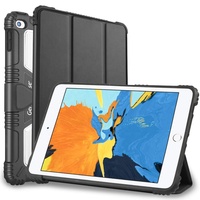 Harga grosir TPU PC bahan 7.9 ''Shockproof Case ipad Mini 5 dengan dilipat Kickstand A2124 A2125 A2126