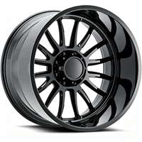Jantes forgées SL 22X12 24X12 24X14 26X14 28X16 8x170 8x180 6x139.7 à profil profond avec enjoliveurs flottants pour GMC Sierra 1500 2500 3500