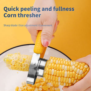 New Design Corn Thresher Easy Use Creative Corn Peeler Corn Stripper Shaver Peeler Practical Household <b>Kitchen</b> <b>Gadgets</b> - Product Image 1