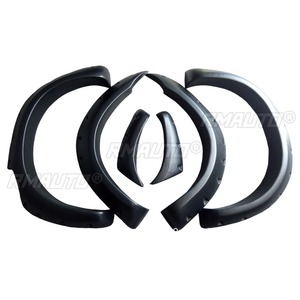 Molduras de rueda para coche, embellecedores de arco de rueda con textura de cuero para Ford RANGER T6 2012-2015, molduras de guardabarros, kit de carrocería - Product Image 4