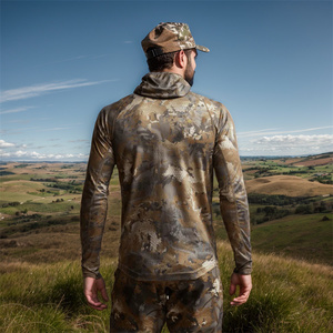 Áo hoodie nhẹ, thấm hút mồ hôi, trang phục săn bắn, quần áo ngụy trang, khẩu trang, áo khoác chui đầu, áo săn bắn, đồ săn bắn - Product Image 3