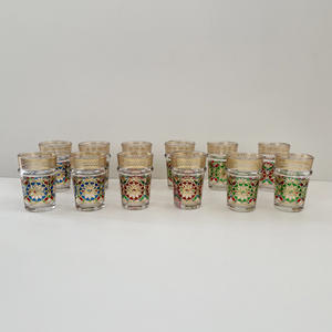 En Stock Juego de 12 Vasos de Té Marroquí de Lujo 350ml para Restaurante Saudí Taza de Café Marroquí Ideal para Viajes - Product Image 5