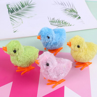 Jouet à remonter en peluche en forme de poulet mignon pour enfants avec fonction de saut, jouet pour bébé