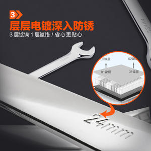 Llave Inglesa de Doble Uso 8-10, Llave Inglesa de Boca Fija de Doble Extremo - Product Image 2