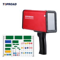 Instrument de mesure de réflectivité pour signalisation routière à angle unique, rétroreflectomètre vertical pour panneaux de signalisation, haute précision