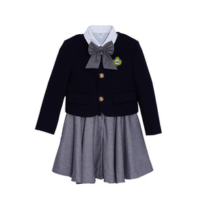 Uniforme de jardín de infantes Estilo universitario británico para niñas Estilos de uniforme de clase de escuela primaria - Product Image 1