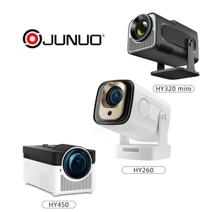 JUNUO-Vidéoprojecteur Hy300Pro 4K avec <span class=keywords><strong>mini</strong></span> support Wifi sans fil et projecteur intelligent Full <span class=keywords><strong>HD</strong></span> pour la maison, portable et facile à installer - Product Image 1