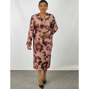 Trajes de Madrina de Alta Calidad para 2025, Completamente Forrados, Tallas Grandes, Tela Brocada, Trajes de Coro de Tres Piezas - Product Image 1