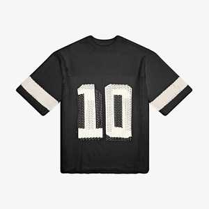 Logo personnalisé design vêtements de sport rétro tricots à manches courtes chemise de football haut en tricot femmes hommes maillots de football tricotés - Product Image 4