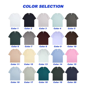 T-shirt surdimensionné pour homme 100% coton Impression graphique personnalisée - Product Image 2