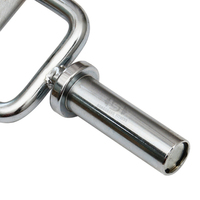 34 ''Chrome Triceps Bar Poignée Haltérophilie Marteau Curl Bar