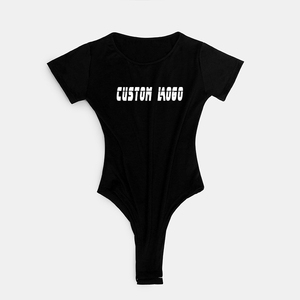 T-shirt a maniche corte personalizzate <span class=keywords><strong>tuta</strong></span> intera O collo <span class=keywords><strong>tuta</strong></span> da donna sexy <span class=keywords><strong>tuta</strong></span> slim fit per donna - Product Image 3