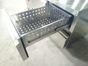 Thương mại ngăn kéo bàn làm việc Tủ lạnh 6 ngăn kéo thép không gỉ Tủ đông bánh cửa hàng khách sạn nhà bếp dưới truy cập tủ lạnh - Product Image 5