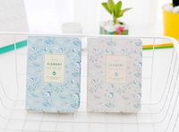 Cuaderno de Tapa Dura B6 con Diseño Floral, Papel de Tela, Diario Creativo Retro Personalizable, Regalo para Uso Diario