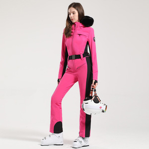 2023 Snow Clothes Women One Piece Professional Ski Suit Warm Snowboard Windproof Waterproof Female Ski Set Outdoor Ski Overalls - Product Image 4