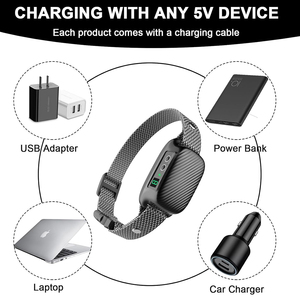 पिल्ले और बड़ी नस्लों के लिए अनुकूलित छाल नियंत्रण कॉलर - Product Image 3