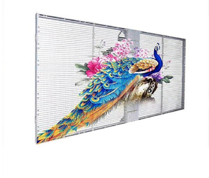 Kapalı reklam HD <span class=keywords><strong>LED</strong></span> şeffaf cam ekran örgü şeffaf <span class=keywords><strong>Led</strong></span> ekran için 3.9mm-7.8mm DJ <span class=keywords><strong>Video</strong></span> duvar dükkanı pencere merkezi - Product Image 2