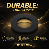 Joint d'étanchéité en caoutchouc silicone, bague d'étanchéité étanche pour pompe à eau, pièce en caoutchouc moulée sur mesure