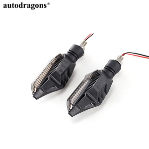 Luz LED para motocicleta ADT 12V 13 LED con efecto de flujo de agua, intermitente dinámico secuencial, universal para todos los motores - Product Image 4