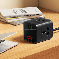 Adaptateur de voyage multifonctionnel de vente chaude TYPE C chargeant la bande d'alimentation de chargeur d'USB pour l'ordinateur portable caméra PC utilisé