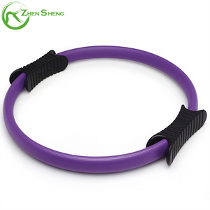 Anneaux de Yoga et <span class=keywords><strong>Pilates</strong></span> Magiques en Fibre de Verre à Double Poignée Zhensheng, Taille 12"/14", Couleur et Logo Personnalisables, Modèle YPPR - Product Image 6