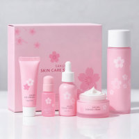 Cosmétiques coréens, usine de beauté, produits de soin de la peau OEM, sérum pour le visage, masque facial anti-âge, crème, ensemble de soin de la peau au collagène d'escargot