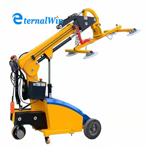 Nieuwe Beglazing Robot Voor Buiten Aflevering Batterij Type Glas Manipulator Glas Vacuümdragende <span class=keywords><strong>Trolley</strong></span> - Product Image 3