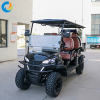 Voitures de golf électriques chinoises Robetaa à prix abordables, buggy, voiturette de golf rehaussée type Jeep à vendre