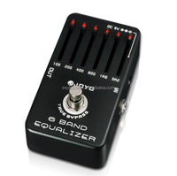 JOYO Pédale d'effet de guitare durable en alliage d'aluminium JF-11 à 6 bandes certifiée CE pour instruments à cordes