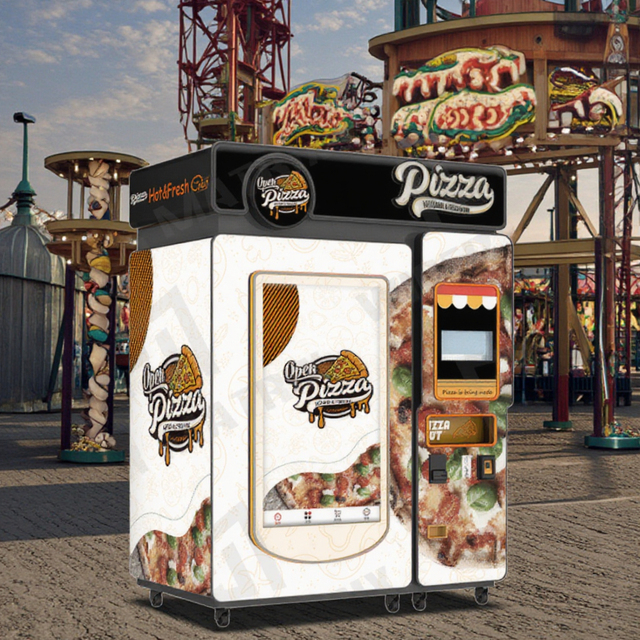 Guangdong Factory Automatic Vending Machine Customized Hot Pizza Vending Machine with Credit Card Payment System