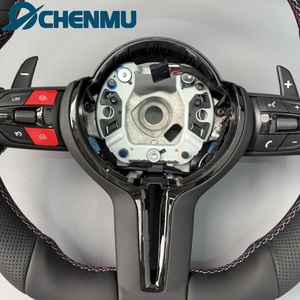 Volant sport avec bouton rouge-M pour BMW F30 F31 F10 F32 F33 F39 F80 F82 F87 Série <span class=keywords><strong>2</strong></span> 3 5 X1 X2 X3 X4 X5 X6 Plug and Play - Product Image 4