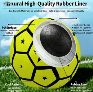 Ballon <span class=keywords><strong>de</strong></span> football brésilien Machalon <span class=keywords><strong>de</strong></span> haute qualité en mousse souple PU, taille officielle pour match en extérieur, promotion - Product Image 2